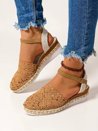 Lily | Bohemian And Comfortable Crochet Espadrille Sandals