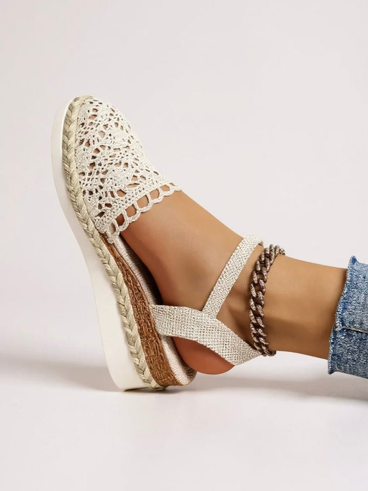 Emma | Boho Crochet Espadrille Comfort Sandals 4