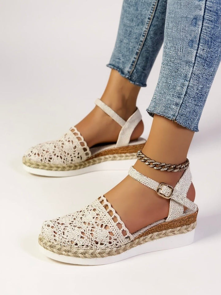 Emma | Boho Crochet Espadrille Comfort Sandals 7