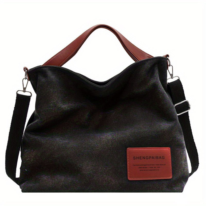 Emma | Large Shoulder Canvas Tote Bag 7