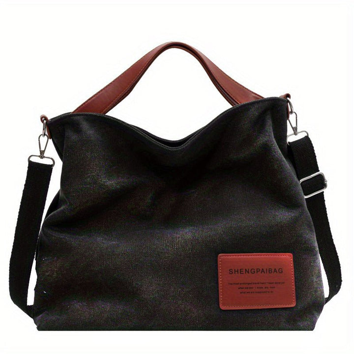 Emma | Large Shoulder Canvas Tote Bag 7