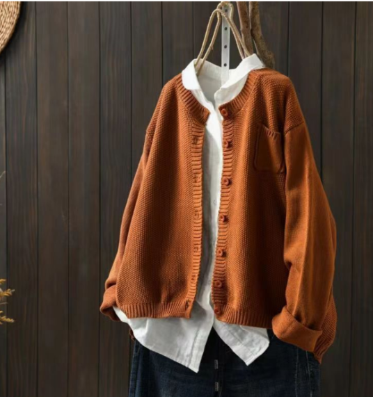 Emma | Oversized and Soft Relaxed Knit Cardigan 4