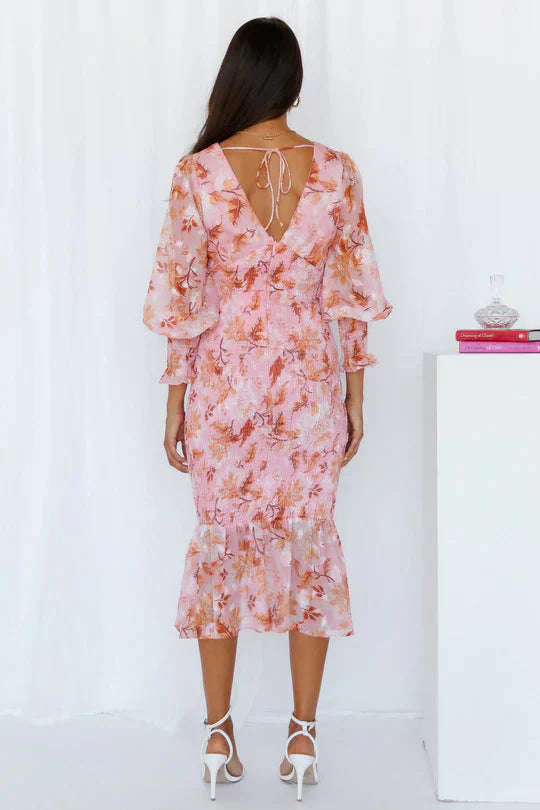 Emma | Vibrant Floral Wedding Guest Dress 4