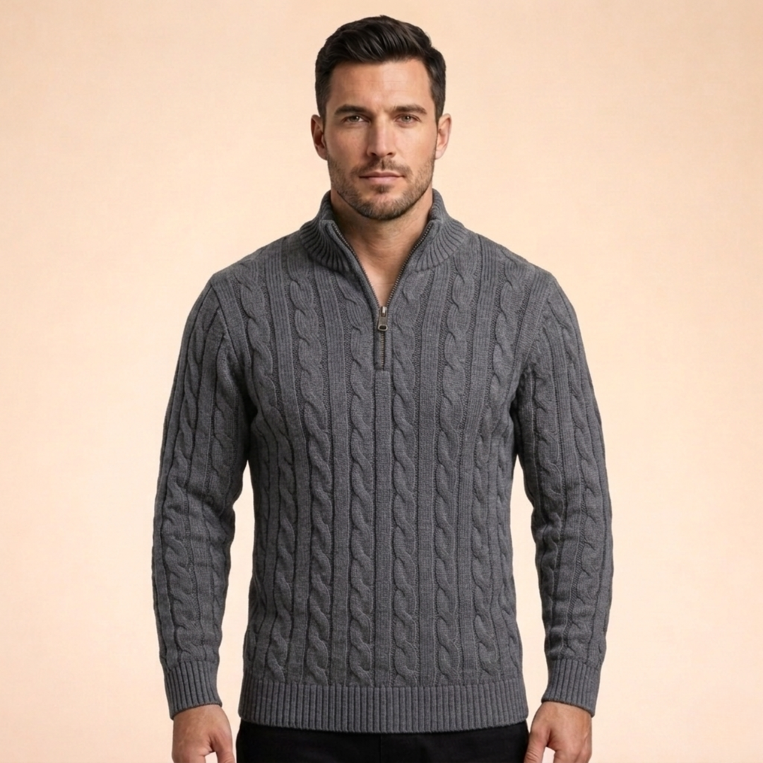 Ethan | Classic Warm Wool Sweater for Men 0