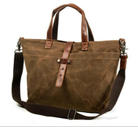 Liam | Rugged And Durable Waxed Canvas Tote Bag