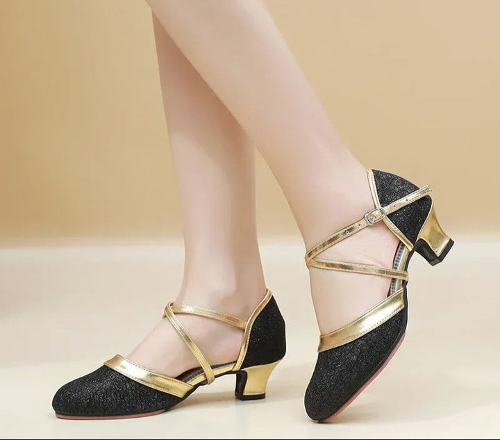 Eva | Elegant sequin heels 1