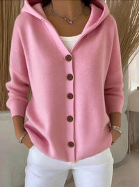 Maya | Cardigan à capuche en maille confortable et chic