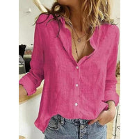 Grace | Chemise confortable en coton à manches longues