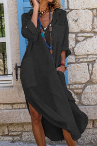 Charlotte | Effortless And Breezy Linen Shirt Dress