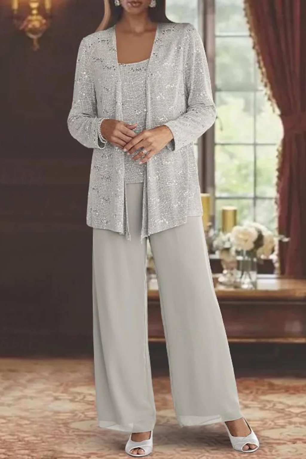 Evelyn | Glamorous And Elegant Sequin Three-Piece Set 1