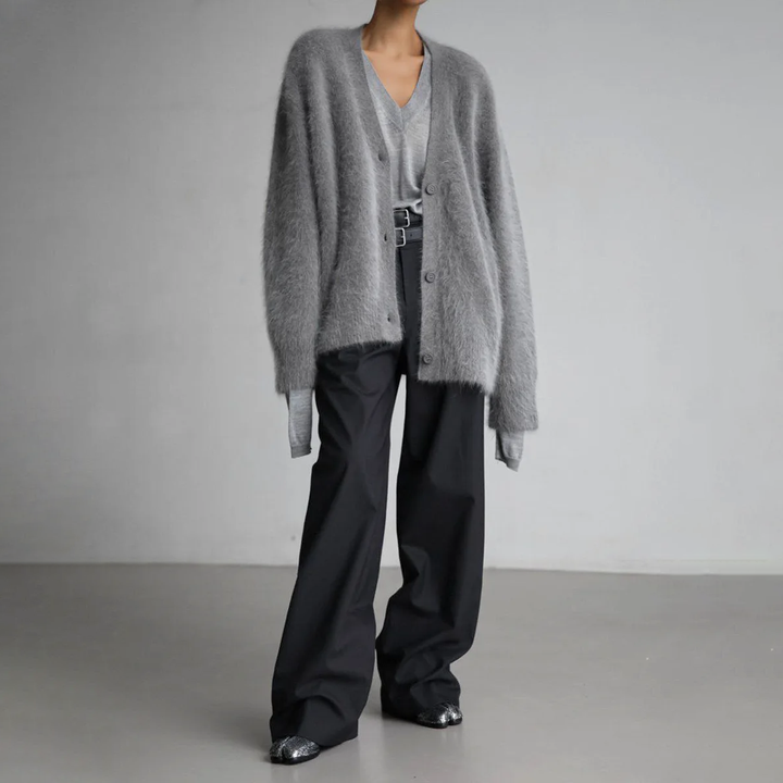 Faith | Loose Fit for Soft Comfort Cashmere Cardigan 2