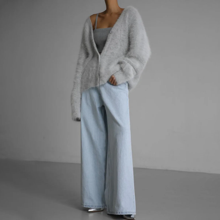 Faith | Loose Fit for Soft Comfort Cashmere Cardigan 3