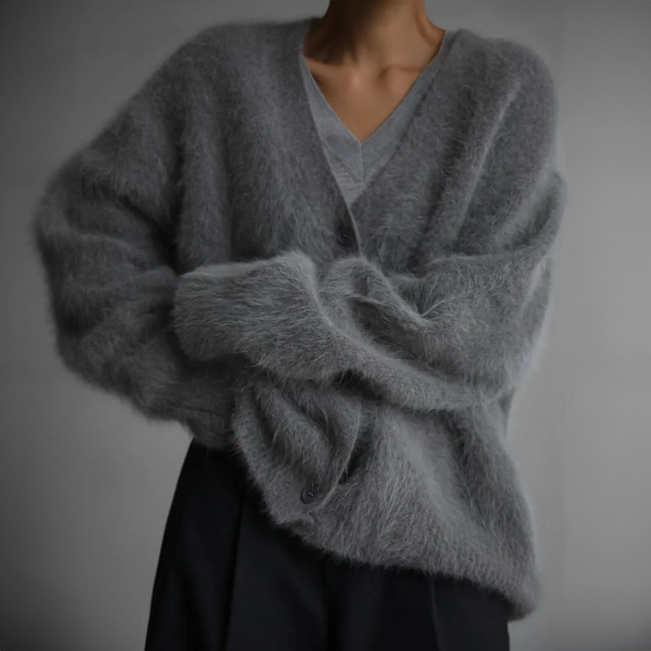 Faith | Loose Fit for Soft Comfort Cashmere Cardigan 5