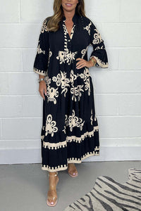 Amelia | Effortless Floral Tiered Maxi Dress