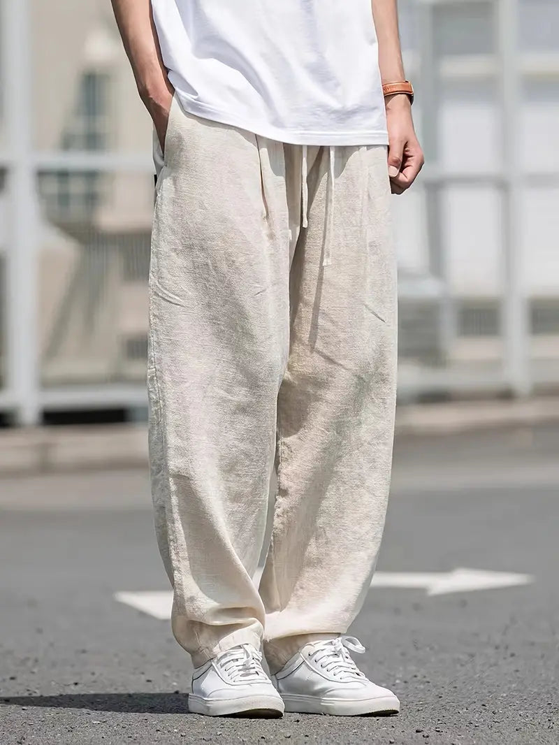 Freddie | Comfort and Style Linen Trousers 0