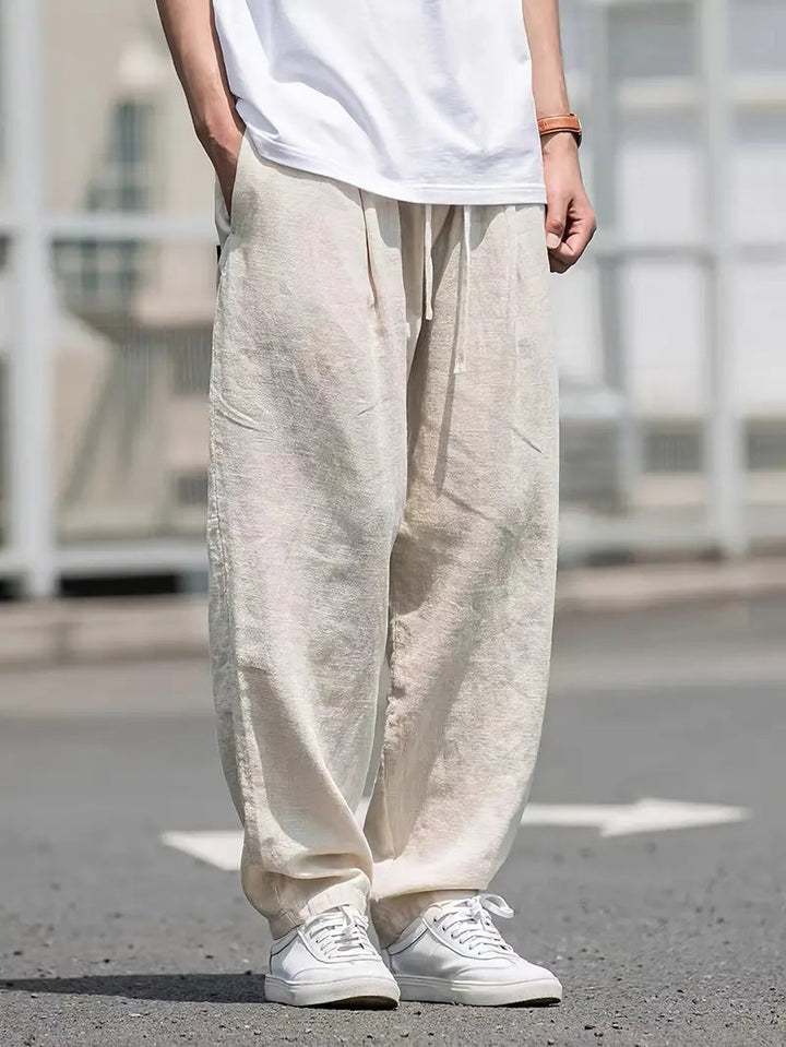 Freddie | Comfort and Style Linen Trousers 0