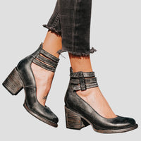 Charlotte | Elegant and Comfortable Block Heel Boots