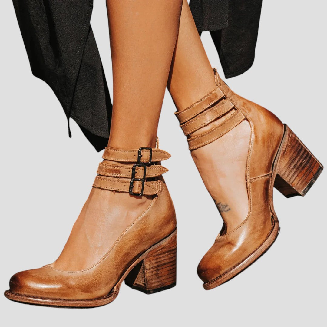 Frieda | Sleek and Versatile Comfort Heels Boots 1