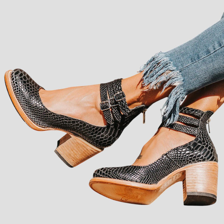 Frieda | Sleek and Versatile Comfort Heels Boots 4