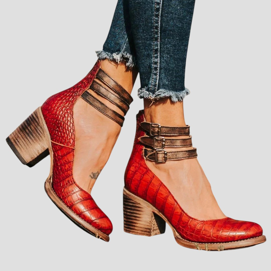 Frieda | Sleek and Versatile Comfort Heels Boots 5