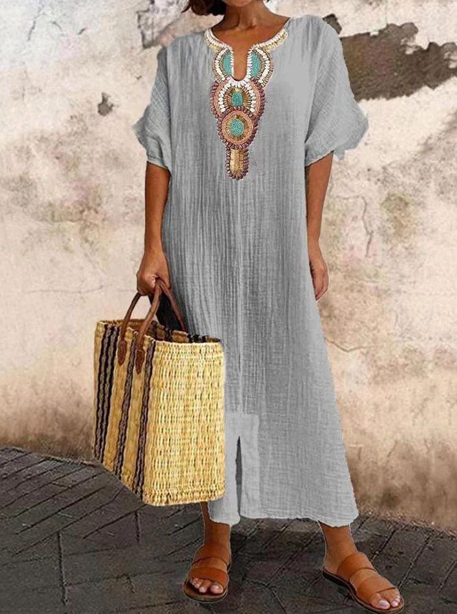 Gabrielle | Ethnic Accent Caftan Summer Bohemian Fashion 2