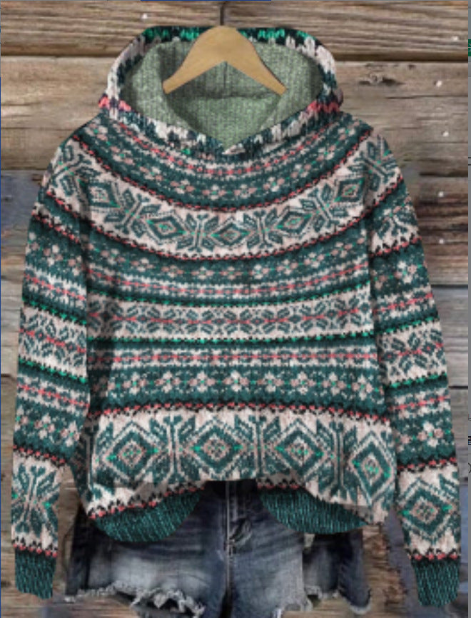Gabrielle | Ethnic Retro Hoodie 4