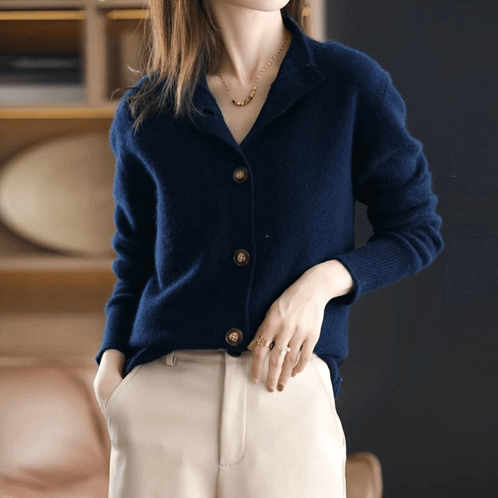 Georgina | Premium Cashmere Relaxed Fit Winter Cardigan 4