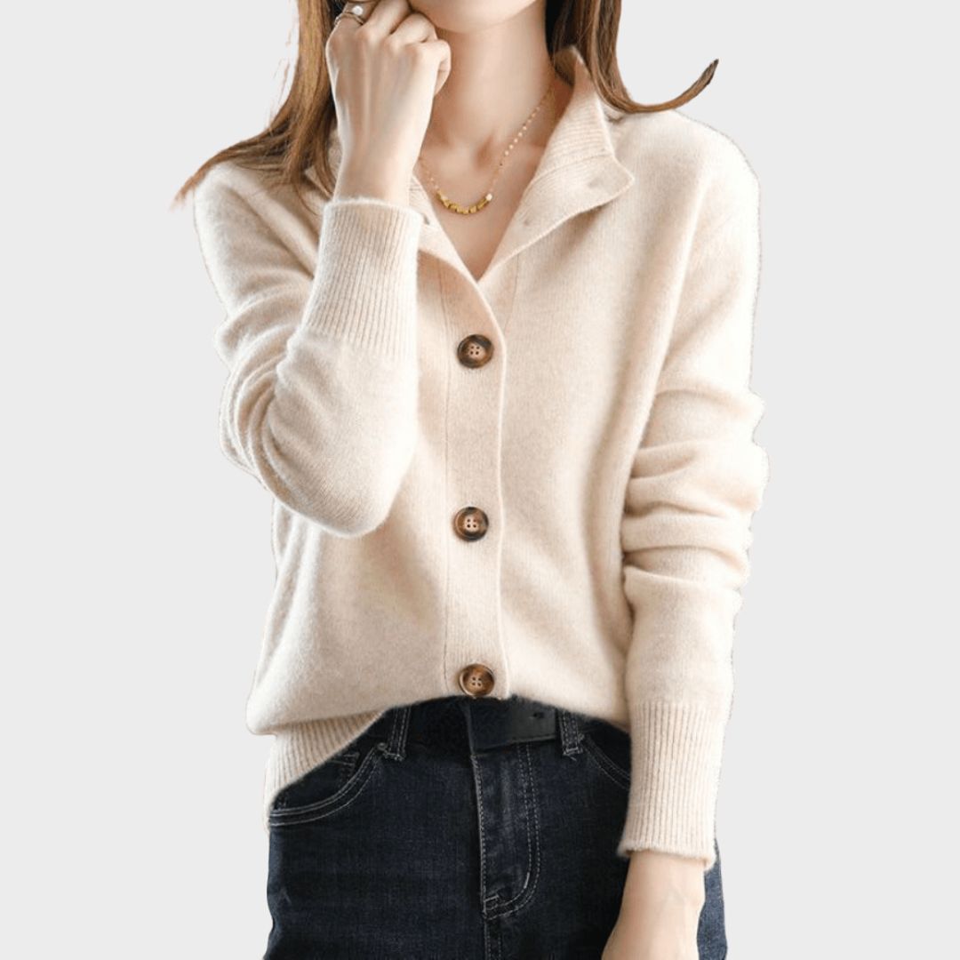 Georgina | Premium Cashmere Relaxed Fit Winter Cardigan 5
