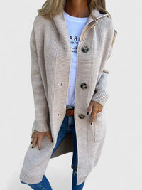Freya | Cozy Longline Button-Front Cardigan