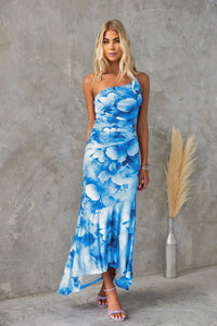 Victoria | Modern Floral Summer Wedding Guest Dress