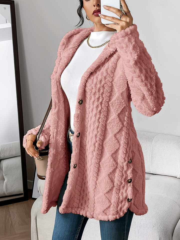 Grace | Plush Hooded Longline Cardigan 7