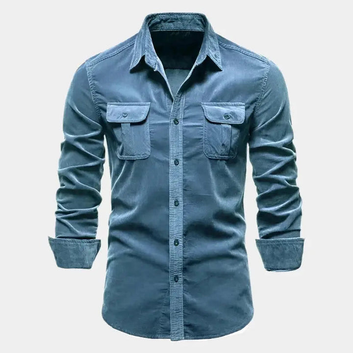 Hamish | Casual corduroy shirt 0