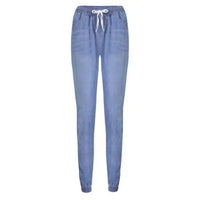 Grace| Pantaloni Jogger in Denim e Cotone Morbido