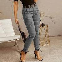 Hailey| Pantaloni di Jeans alla Moda con Tasche Multiple