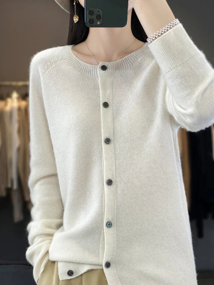 Hazel | Elegant and Versatile Buttoned Winter Cardigan 3
