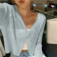 Luna | Short Women’s Summer Knit Cardigan