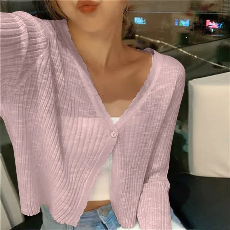 Hazel | Summer Knit Cardigan for women 3