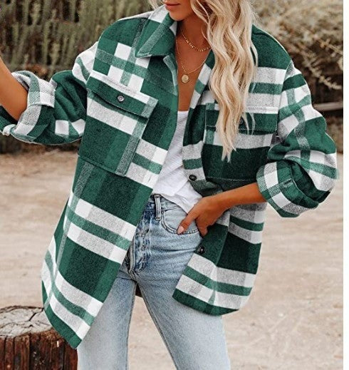Heidi | Trendy Plaid Shirt 4