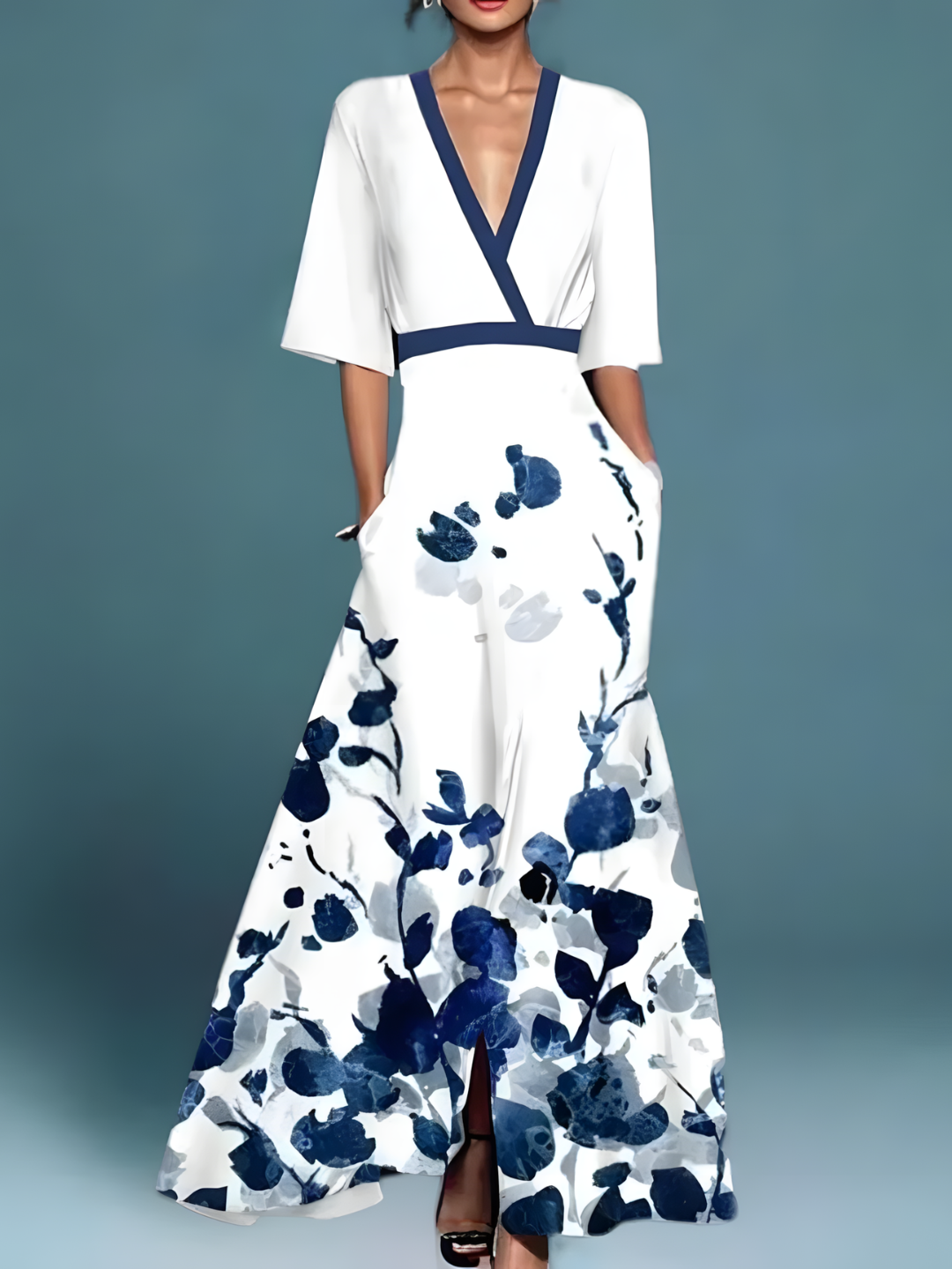 Helena | Elegant Floral Summer Dress – Perfect Wedding Guest & Cocktail Dress 3