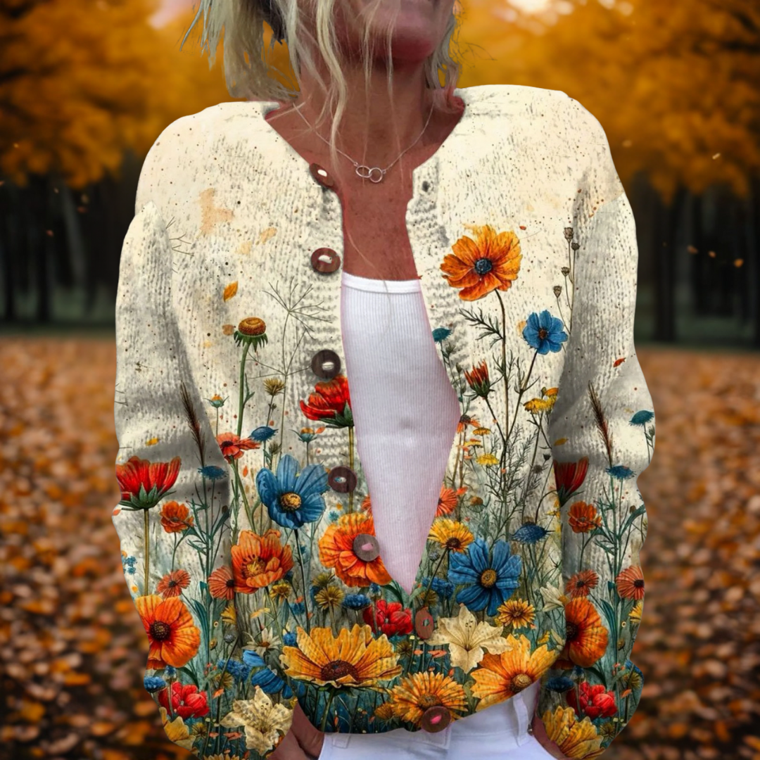 Helena | Vintage Flower Cardigan 0