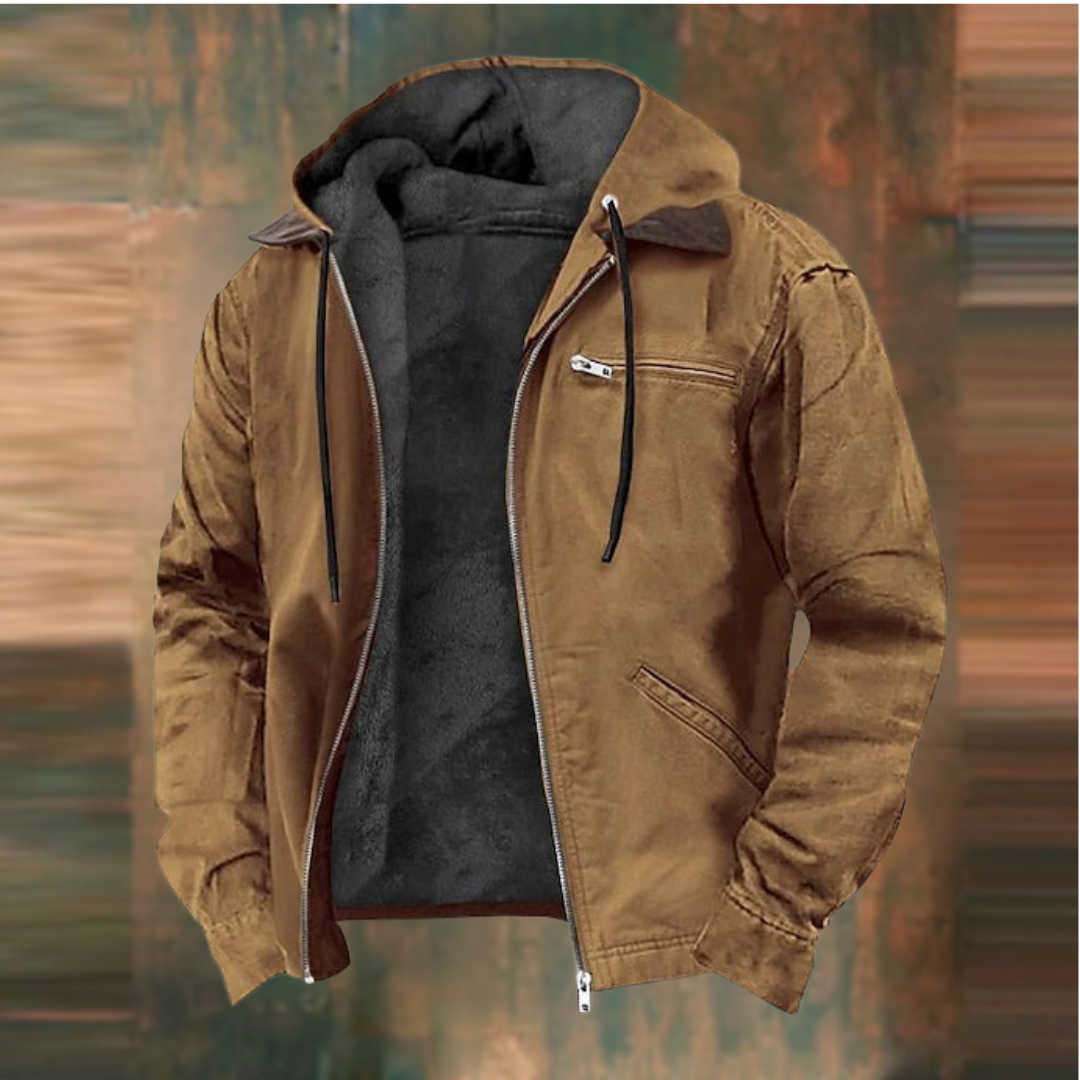 Henry | Jacket with zipper and hood 0