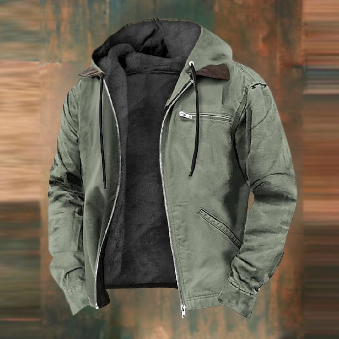 Henry | Jacket with zipper and hood 1