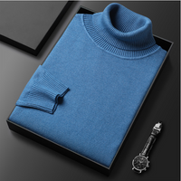 Julian| Eleganter Kaschmir-Baumwoll-Rollkragenpullover