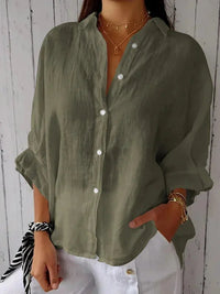 Dahlia | Lightweight Chic Linen Blouse
