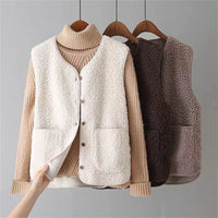 Isla | Classic Cardigan Vest with Soft Layering Comfort