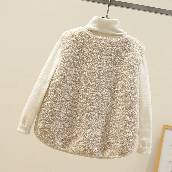 Isabella | Classic and Soft Relaxed Fit Winter Cardigan With Vest 6