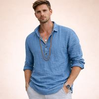 Zachary | Fashionable Summer Linen Shirt