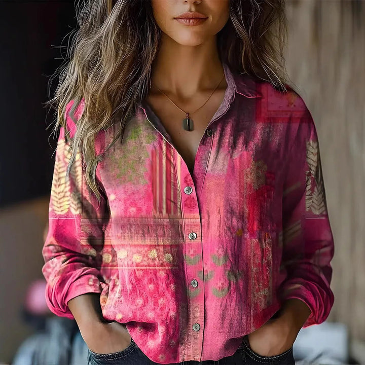 Ivy | Vintage Botanical Tapestry Floral Shirt 1