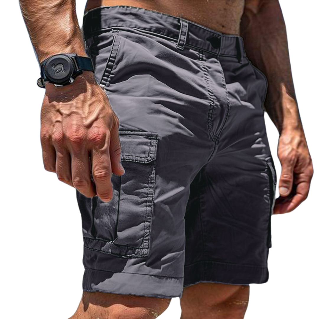 James | Robust and functional summer cargo utility shorts 0