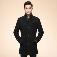 Larry| Cappotto lungo moderno in lana per l'inverno